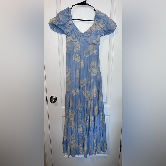 Free People | Sundrenched Short-Sleeve Maxi Dress (NWT) - Picture 4 of 6